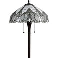 thumbnail image 2 of Amora Lighting  62 in. High Tiffany Style Floral Floor Lamp, White, 2 of 9