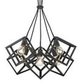 thumbnail image 2 of Golden Lighting Cassio 5 Light Pendant in Matte Black, 2 of 3