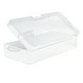 thumbnail image 1 of Contenedor de almacenamiento, caja de almacenamiento de plástico, caja de almacenamiento de joyas rectangular, cajas de almacenamiento con tapas, diseño a prueba de futuro, 1 of 14