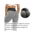 thumbnail image 5 of Womens High Waisted Yoga Pants Tummy Control Scrunched Booty Leggings Workout Running Butt Lift Tights, 5 of 5