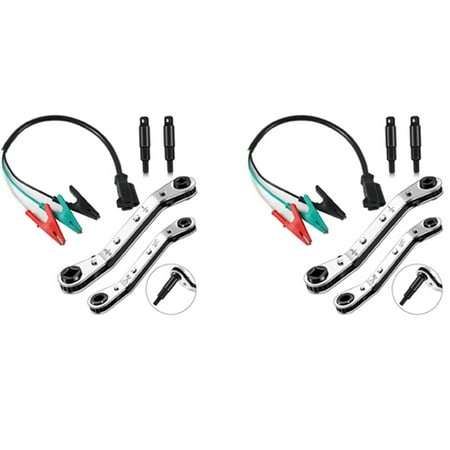 

2 set HVAC Adaptor Wrench Adaptor Cord for 69522 3/16 Inch to 3/8 Inch 5/16 Inch x 1/4 Inch US Plug
