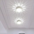 ADISUN Modern Flush Mount LED Ceiling Light, Dimmable, Flower Hollow ...