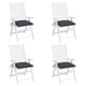 thumbnail image 3 of Cojines de asiento VidaXL, tela Oxford para exteriores/interiores, antracita, 3 of 8