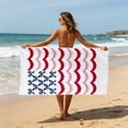 thumbnail image 5 of 4th of July Patriotic Beach Towel, Oversized Quick Dry Absorbent Bath Cloth, Soft Skin Friendly Fabric for Seaside Vacation Outdoor Holiday Use, C, 5 of 6