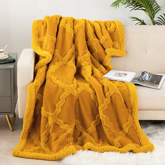 Manta con diseño de patrón 3D para sofá, cama, cálida y súper suave manta de microfibra acogedora para sala de estar, manta de 50 x 60 pulgadas