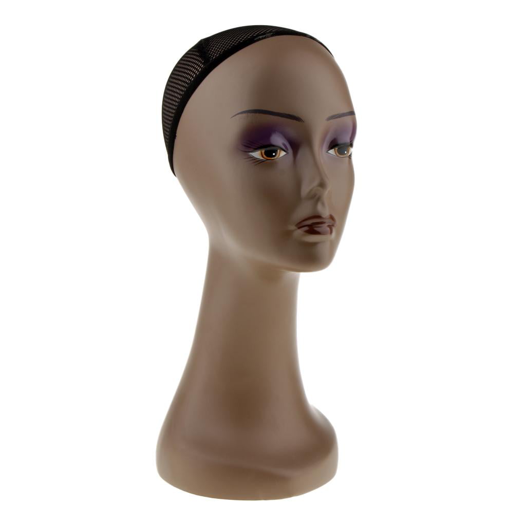 18'' Mannequin Head Model Stand Mannequin Manikin Wigs Hats Display Holder 