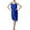 Blue, variant on QHFBli Sequin Dress for Women Glitter Fringe Sequins Latin Dance Dress Tassel Bodycon Party Salsa Jazz Rumba Dance Outfits Gold XXL