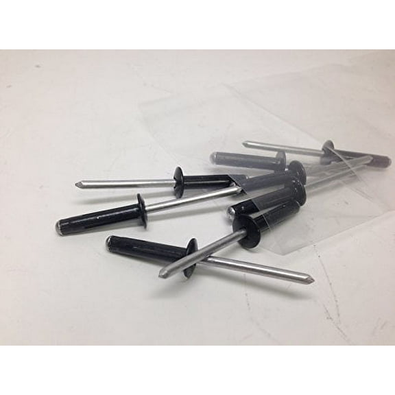 8 PC BLACK ALUMINUM TRI GRIP RIVETS FOR KAYAKS, CANOES OR BOATS