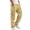 Beige, variant on TOMVIGX Mens Hiking Cargo Pants Drawstring Straight Leg Elastic Waist Baggy Trousers Athletic Work Pants Casual Sweatpants