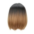 thumbnail image 4 of YLSHRF Straight ,Gradient Straight Natural Split Fake Hair Synthetic Soft Lady For Party Cosplay,Soft, 4 of 8