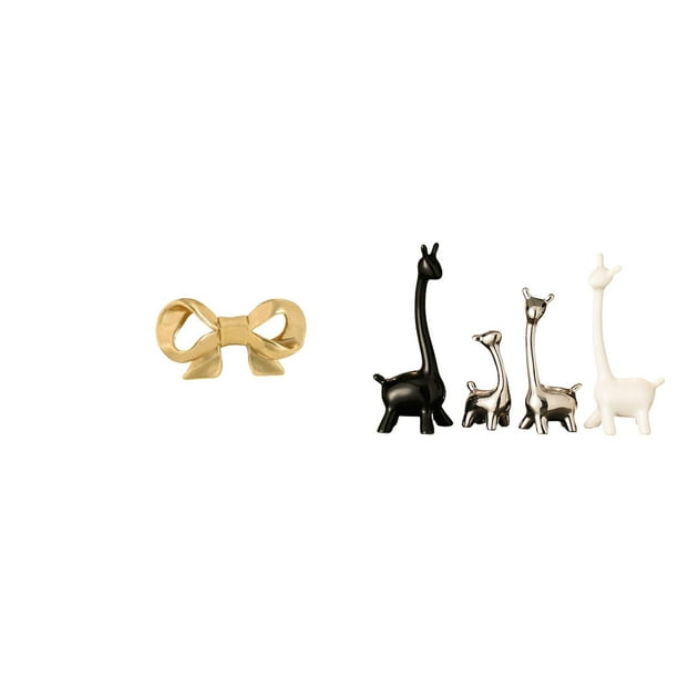 Tirador De Latón Con Forma De Lazo Para Muebles, Figura De Jirafa, Estatua De Cerámica Para Cajón De Cocina, Armario, Cómoda. Decoración Moderna Y Creativa Para Escritorio U Oficina.
