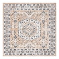 thumbnail image 5 of Unique Loom Oxford Collection Area Rug - Sheldonian (6' Square Beige/Navy Blue), 5 of 7