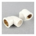 15pcs 2032mm To 1/2"1" Copper Thread PVC Elbow Joints Garden