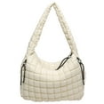 thumbnail image 1 of Bolso de hombro acolchado para mujer bolso Hobo acolchado bolso de hombro hinchado para fiesta y vacaciones, 1 of 9