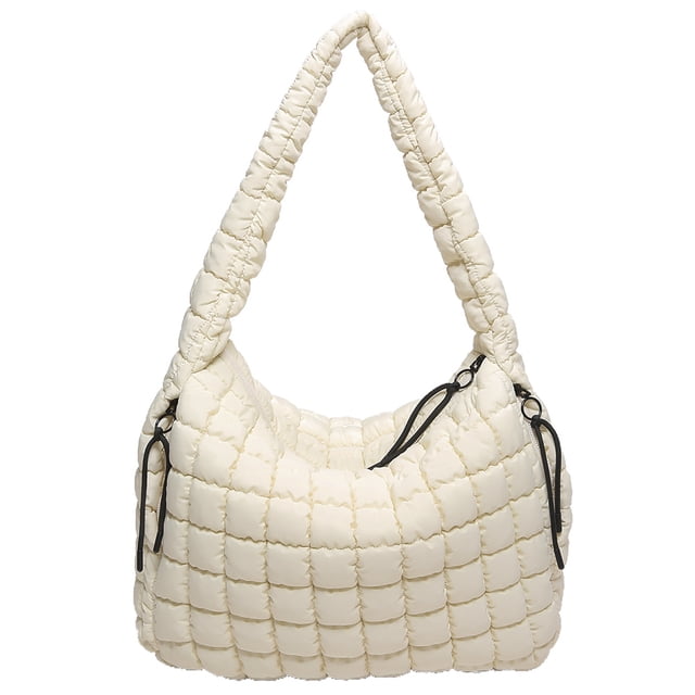 Bolso de hombro acolchado para mujer bolso Hobo acolchado bolso de hombro hinchado para fiesta y vacaciones