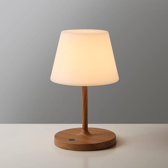 Outdoor Battery Operated Table Lamp Waterproof, 4000mAh Cordless Table Lamp Rechargeable, Touch Dimmable Desk Lamp, LED Night Light for Patio Camping Restaurant Home