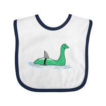 Inktastic Nessie Shark Boys or Girls Baby Bib