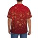 thumbnail image 3 of Balery Merry Christmas Camisa Casual de Manga Corta con Botones para Hombre, Texturizada, Estilo Cubano, para Playa, Verano-4X-Large, 3 of 5