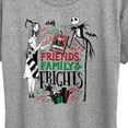 thumbnail image 3 of The Nightmare Before Christmas - Friends Family And Frights - Women's Short Sleeve Graphic T-Shirt, 3 of 5