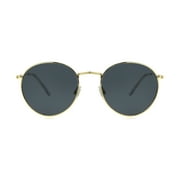 Foster Grant Men's Round Fashion Sunglasses Gold