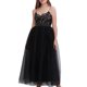thumbnail image 1 of Gibobby mini faldas de mujer Falda a media pierna con tutú de tul para fiesta de graduación de ballet de malla en capas(Negro， M), 1 of 3