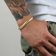 thumbnail image 6 of Nuragold 10k Real Yellow Gold Solid Miami Cuban Link 8mm Chain Bracelet (7"-9") Italian Jewelry for Men, 6 of 12