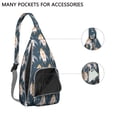 thumbnail image 3 of Nebula Cloud Crossbody Bag - Cosmic Dust & Stars Pattern (Breathable), 3 of 4