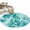 Turquoise/Blue, variant on Ocean Waves Round Area Rug 6Ft Washable Circle Rugs for Bathroom Office, Abstract Turquoise Summer Beach Water Non-Slip Carpet Floor Mats Indoor Outdoor Carpet Runner Aesthetic Home Decor
