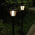 thumbnail image 2 of Bombilla Lámpara de jardín de paisaje de pared de camino de luz LED de energía solar (blanco cálido) Wdftyju Para estrenar, 2 of 4