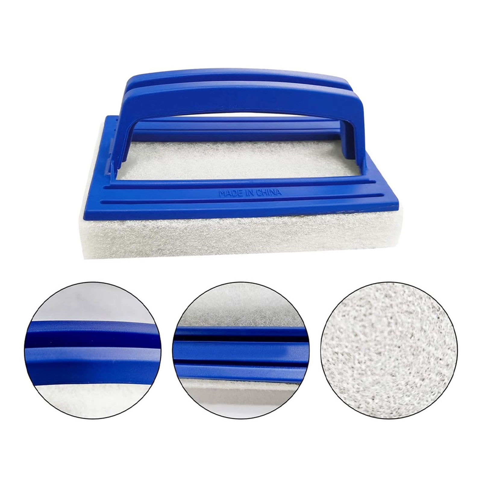 TerraBene Pool Wall Cleaning Brush Waterline Scrubber, 3 Pack