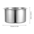 thumbnail image 4 of SHISUYAN 2 Pcs Porte-Gobelets en Acier Inoxydable Porte-Gobelets pour Boissons Bateau RV, 4 of 9
