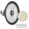 thumbnail image 6 of Maxxima 10 in. LED UFO High Bay Light Fixture, Black Hardwired Warehouse Light, 22,500 Lumens, 3 CCT 4000K-5700K, Selectable Wattage 100-150, 6 of 10