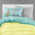 thumbnail image 2 of Carolines Treasures BB9333PILLOWCASE Giant Chinchilla Rabbit Christmas Fabric Standard Pillowcase, 2 of 2