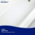 thumbnail image 7 of Kenney Microban Protected Vinyl Bath Mat, 27” L x 14.5” W, White, 7 of 7