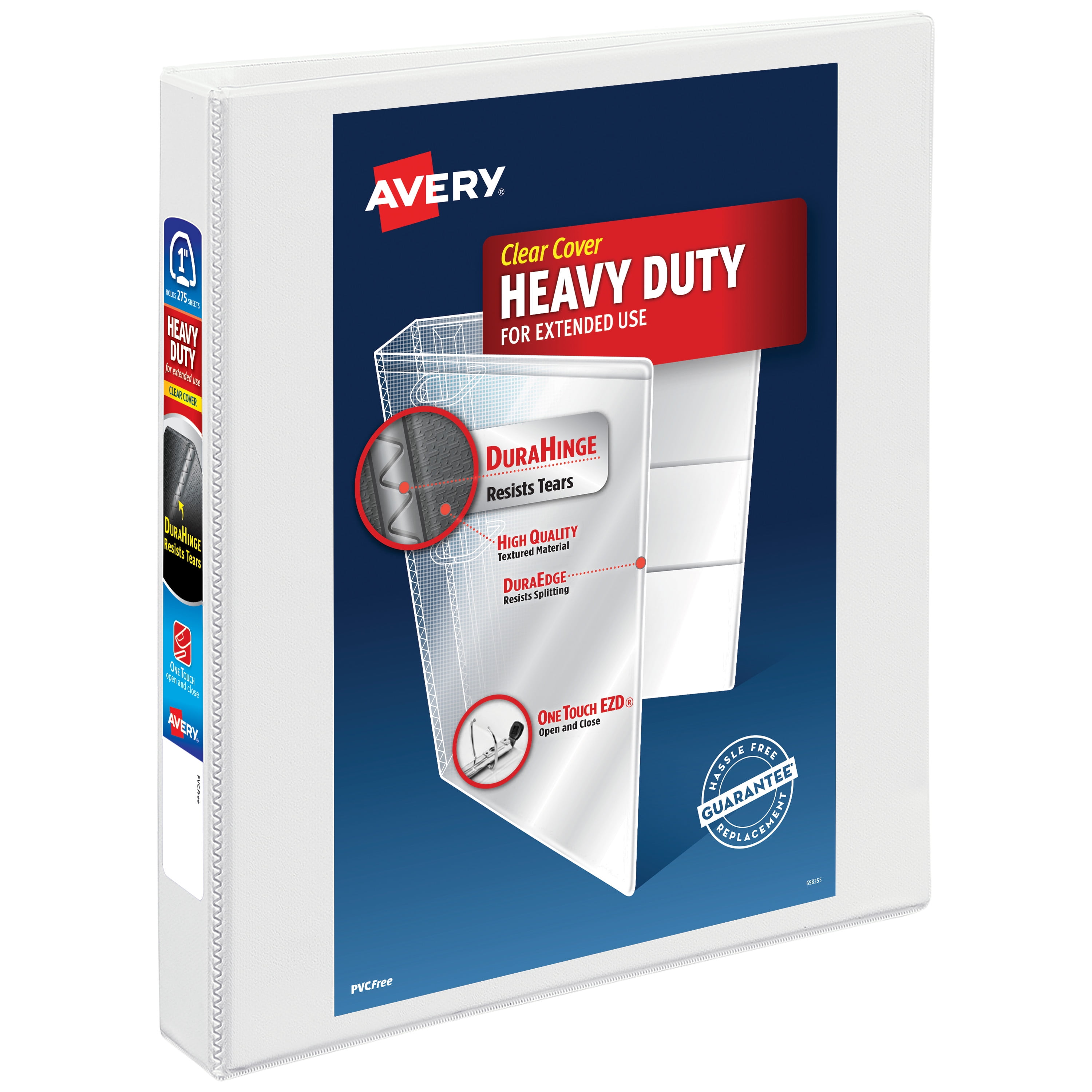 Avery; Heavy-Duty View Binders with Locking One Touch EZD Rings 5" Binder 