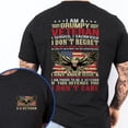 thumbnail image 3 of FLAGWIX Grumpy Veteran, Proud U.S. Veteran T-Shirt TPT2337TS - Father's Day, Christmas Gifts For Men, Husband Gifts, 3 of 6