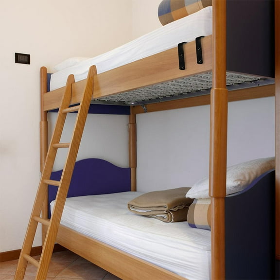 UPKOCH Bedroom Bed Ladder Hook Iron Black 6Pcs