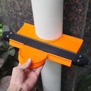 2 Pack Orange Contour Gauge Tool– 10 Inch&5 Inch Widen Shape Duplicator with Lock,Profile Outline Measuring Tool for Woodworking,DIY,Construction,Ideal Gift for Dad,Grandpa,Husband