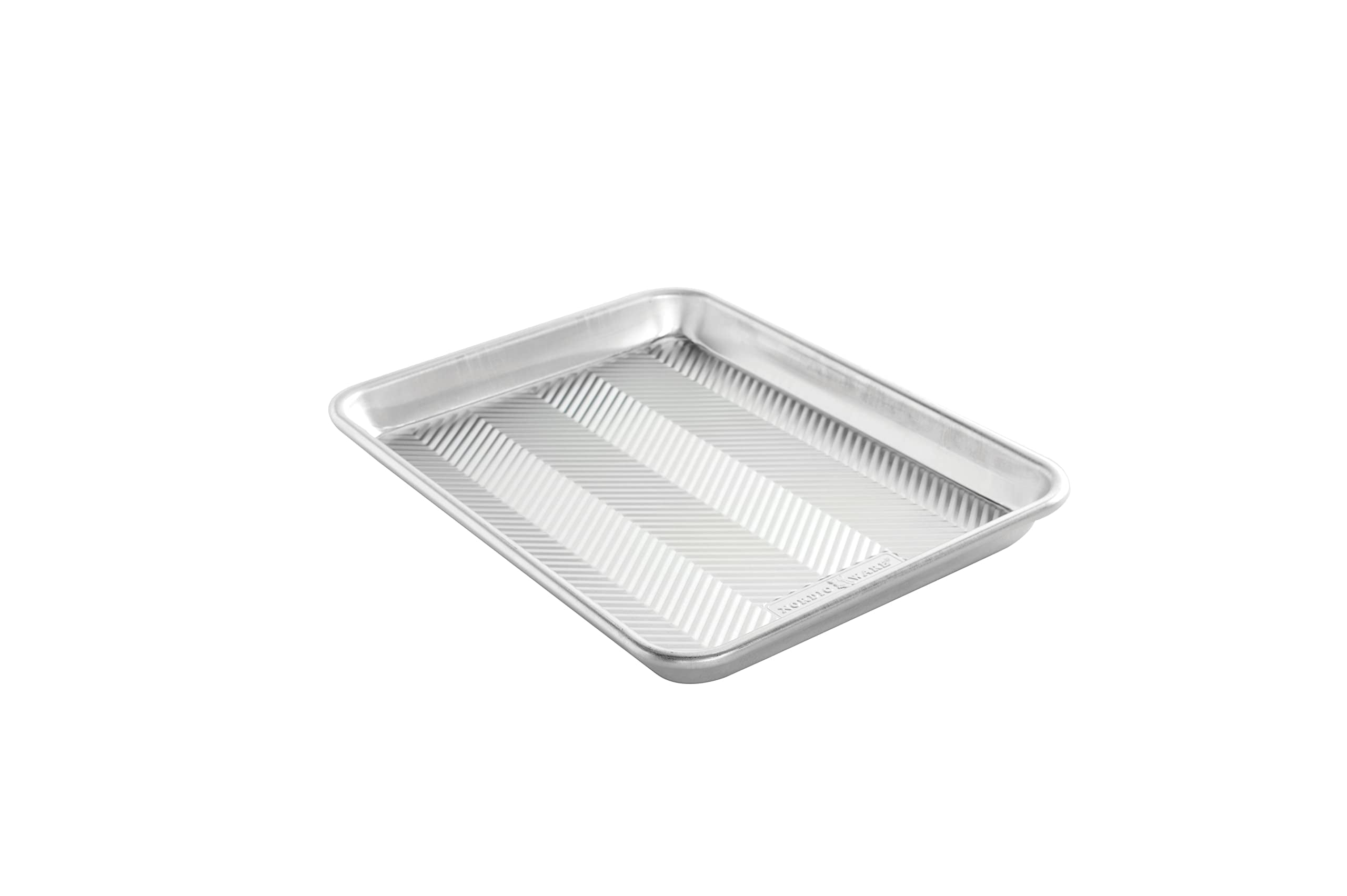 Nordic Ware Baking Pan, Quarter Sheet, Aluminum with Nordic Ware Baking Pan, Quarter Sheet, Aluminum with