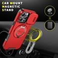 thumbnail image 6 of Asuwish Compatible with iPhone 16 Pro Max 6.9 inch Phone Case Slide Camera Cover Tempered Glass Screen Protector Stand Ring Holder Rugged Slim Cell for i Phone16 i16 ProMax 16ProMax Women Men Red, 6 of 10