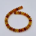 thumbnail image 6 of Carnelian Agate Half Strand Roundel Beads | 8x4mm | Orange | 44 Beads |, 6 of 9