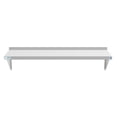 thumbnail image 3 of Pemberly Row Tablette Murale en Acier Inoxydable 12x48 NSF pour Cuisine, Argent, 3 of 7