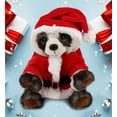 thumbnail image 4 of DolliBu Santa Squat Panda Bear Stuffed Animal Plush Toy - Super Soft Plush Dress Up with Red Santa Claus Outfit, Cute Wildlife Holiday Christmas Gift - 10 Inches, 4 of 6