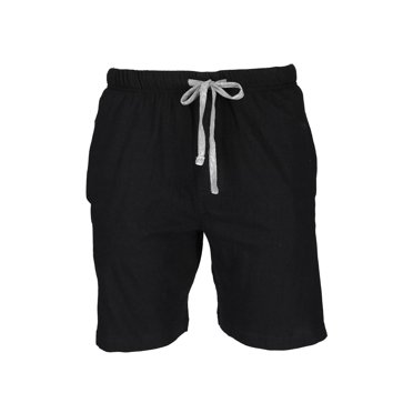 Hanes Men's Jersey Lounge Drawstring Shorts with Logo Waistband 2-Pack ...