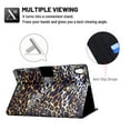 thumbnail image 4 of Dteck Flip Case for Lenovo Tab M10 HD 2nd Gen (TB-X306X) / Lenovo Smart Tab M10 HD 2nd Gen (TB-X306F) 10.1" Tablet, Anti-Scratch PU Leather Folio Shell Case with Auto Wake Sleep,10# Leopard, 4 of 6