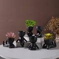 thumbnail image 3 of Figuras pequeñas creativas Macetas de flores suculentas Adornos artesanales de escritorio - D Kuyhfg Bienvenido a Kuyhfg, 3 of 3