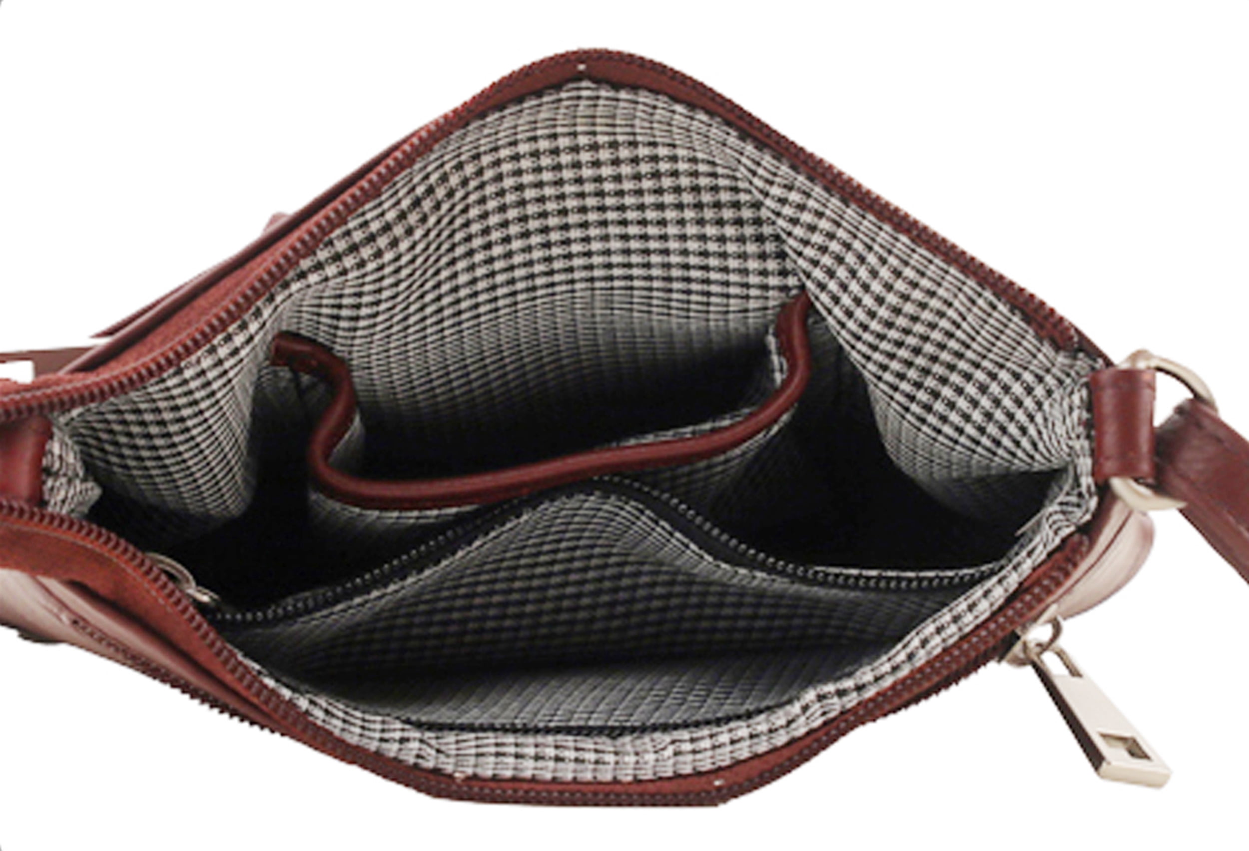 Texan Bull Leather Crossbody Bags For Women-Adjustable Shoulder Strap Women Purses Travel Handbags