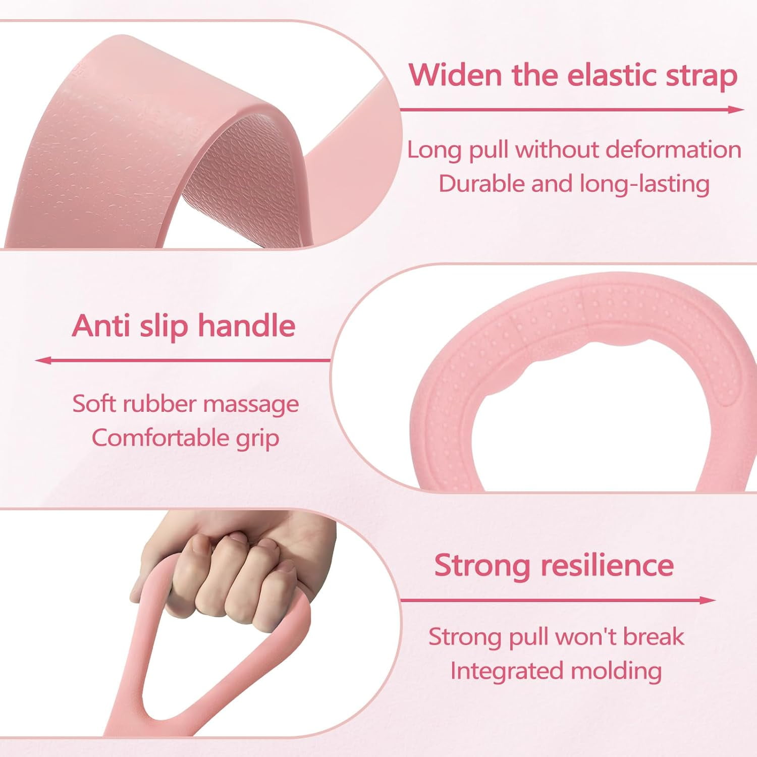 3Pcs Yoga Resistance Band, Figure 8 Resistance Band, Arm Back Training Elastic Ropes, Elastic Stretching Resistances Band For Arms, Back, Shoulders, And Chest Workouts