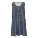 thumbnail image 3 of ICHUANYI ClearanceWomen's Summer Print Dress Short Sleeve Crew-Neck Loose Dress Beach Dress Sun Dress Ruffled Flowy Midi Dress(Dark Gray, L) ICHUANYI WER20232080505558, 3 of 8