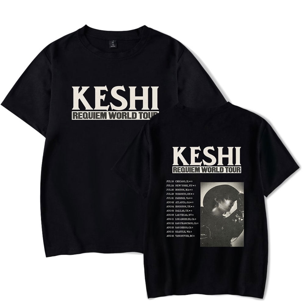 Keshi Merch T-shirt Summer Unisex Short-sleeved Fashion Y2K Casual